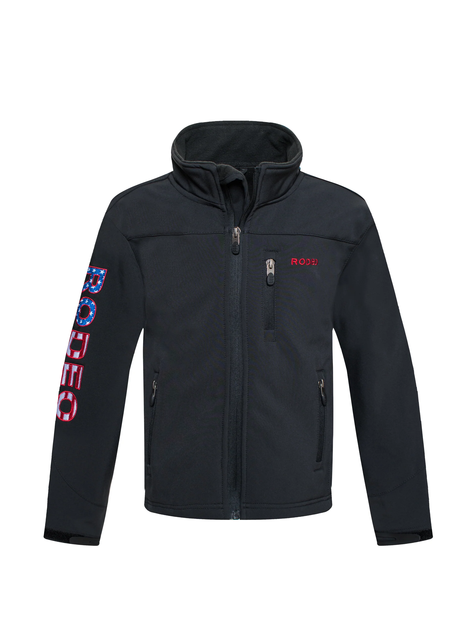 Boys Rodeo Embroidery Jacket -BNJ650-EMB-MHL-BLACK-US
