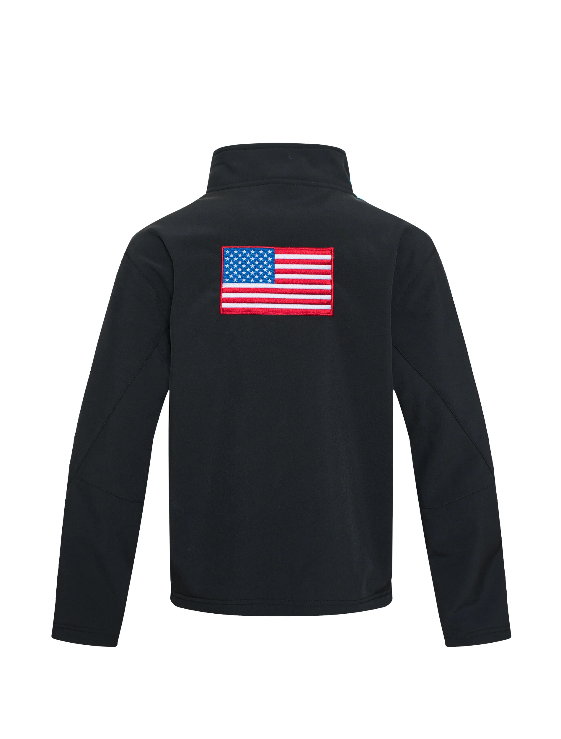 Boys Rodeo Embroidery Jacket -BNJ650-EMB-MHL-BLACK-US - Image 2