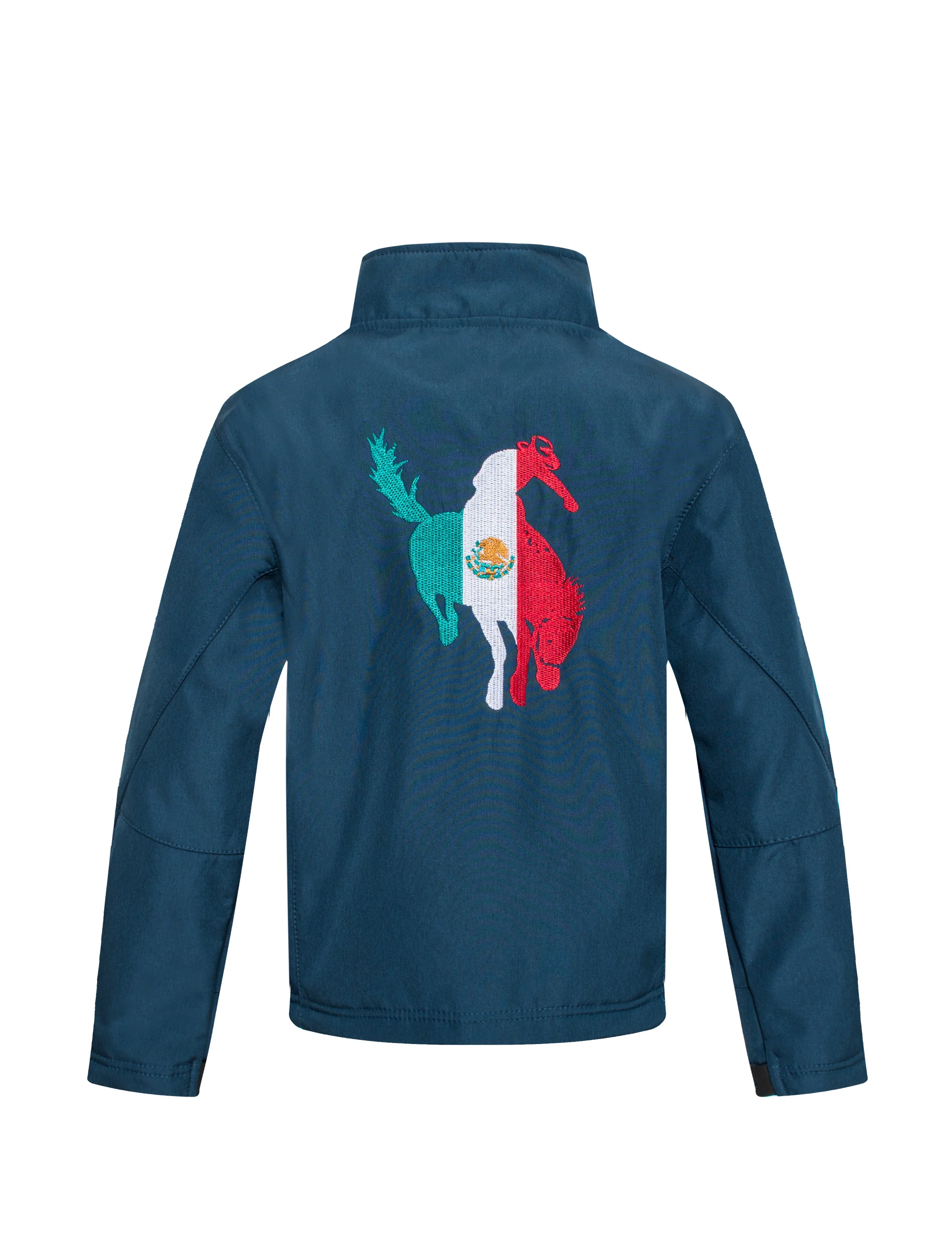 Boys Rodeo Embroidery Jacket -BNJ650-EMB-MHL-NAVY - Image 2