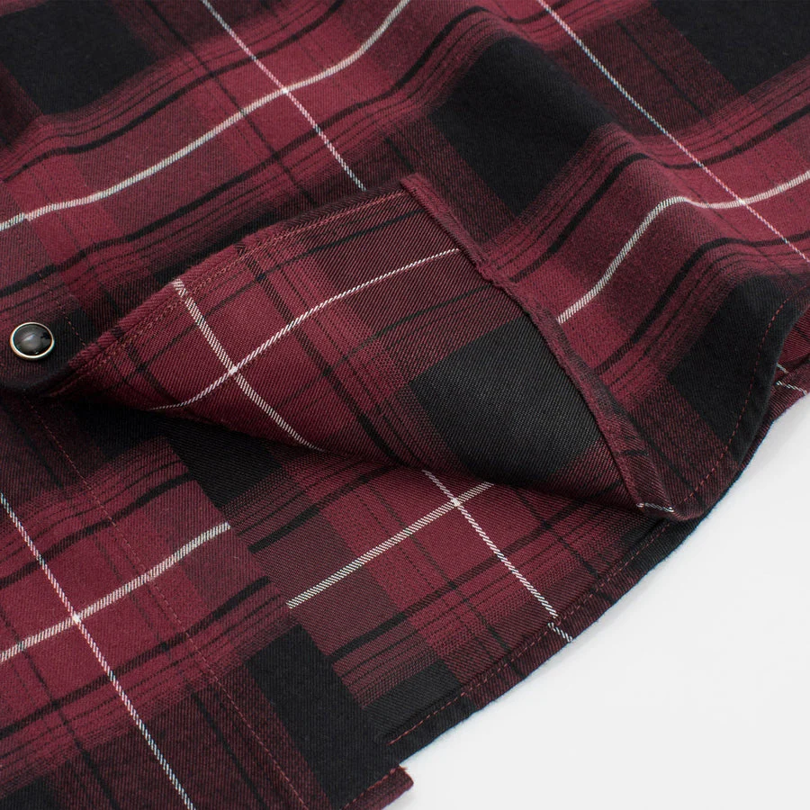 Men's Western Flannel Shirts With Snap Buttons -FLS300-304 - Image 5