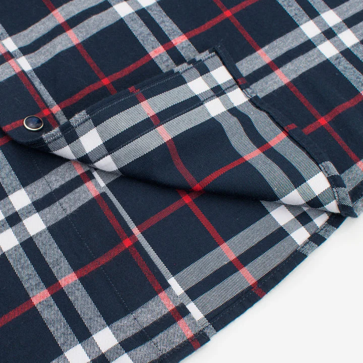 Men's Western Flannel Shirts With Snap Buttons -FLS300-306 - Image 4