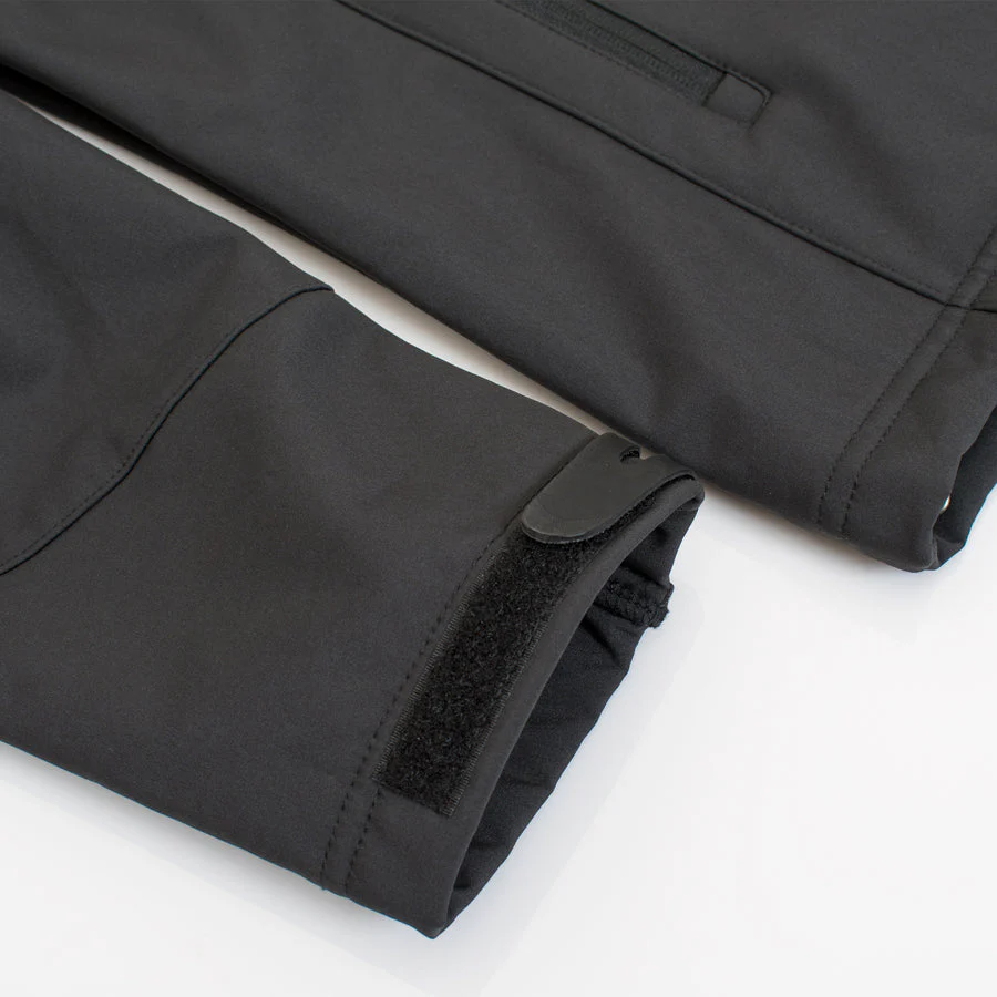 Men's Soft Shell Bonded Jacket With Embroidery-NJ650EMB-BLACK-US - Image 4