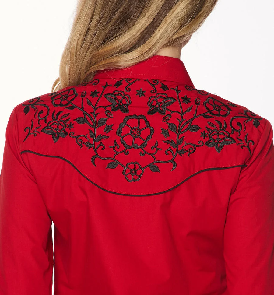 Women’s Western Embroidered Shirts -LS500-508 - Image 4