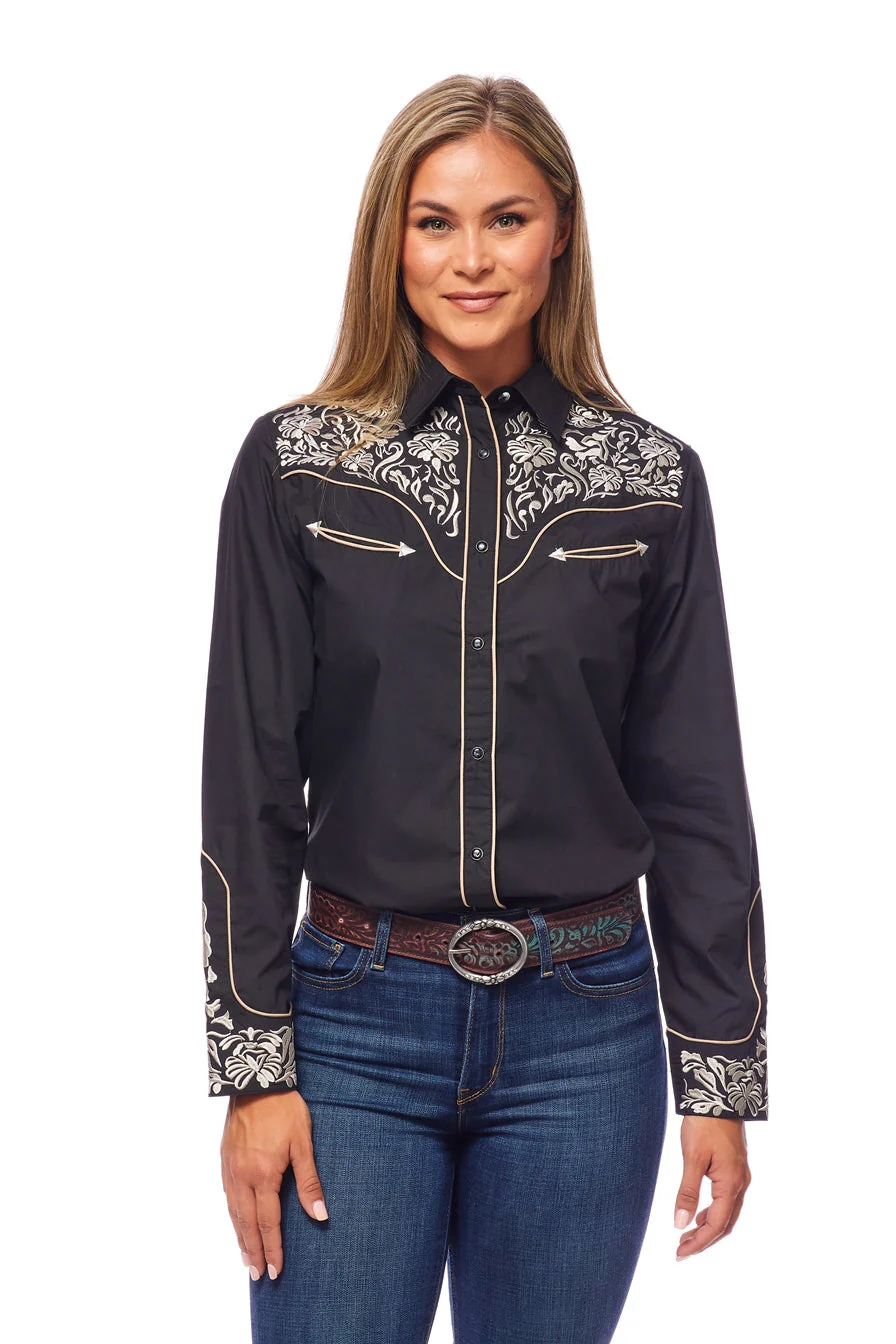 Women’s Western Embroidered Shirts -LS500-511