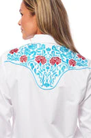 Women’s Western Embroidered Shirts -LS500-513 - Image 4