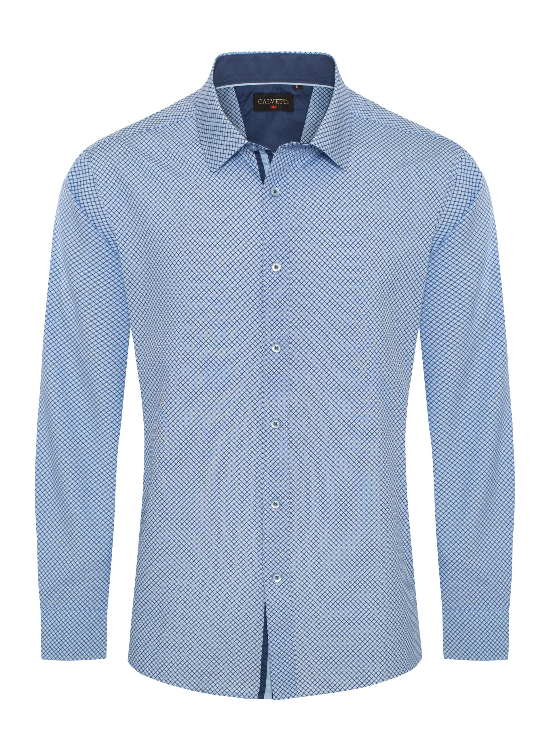 Mens Long Sleeve Printed Casual Button-Down Shirts HLS2004-123