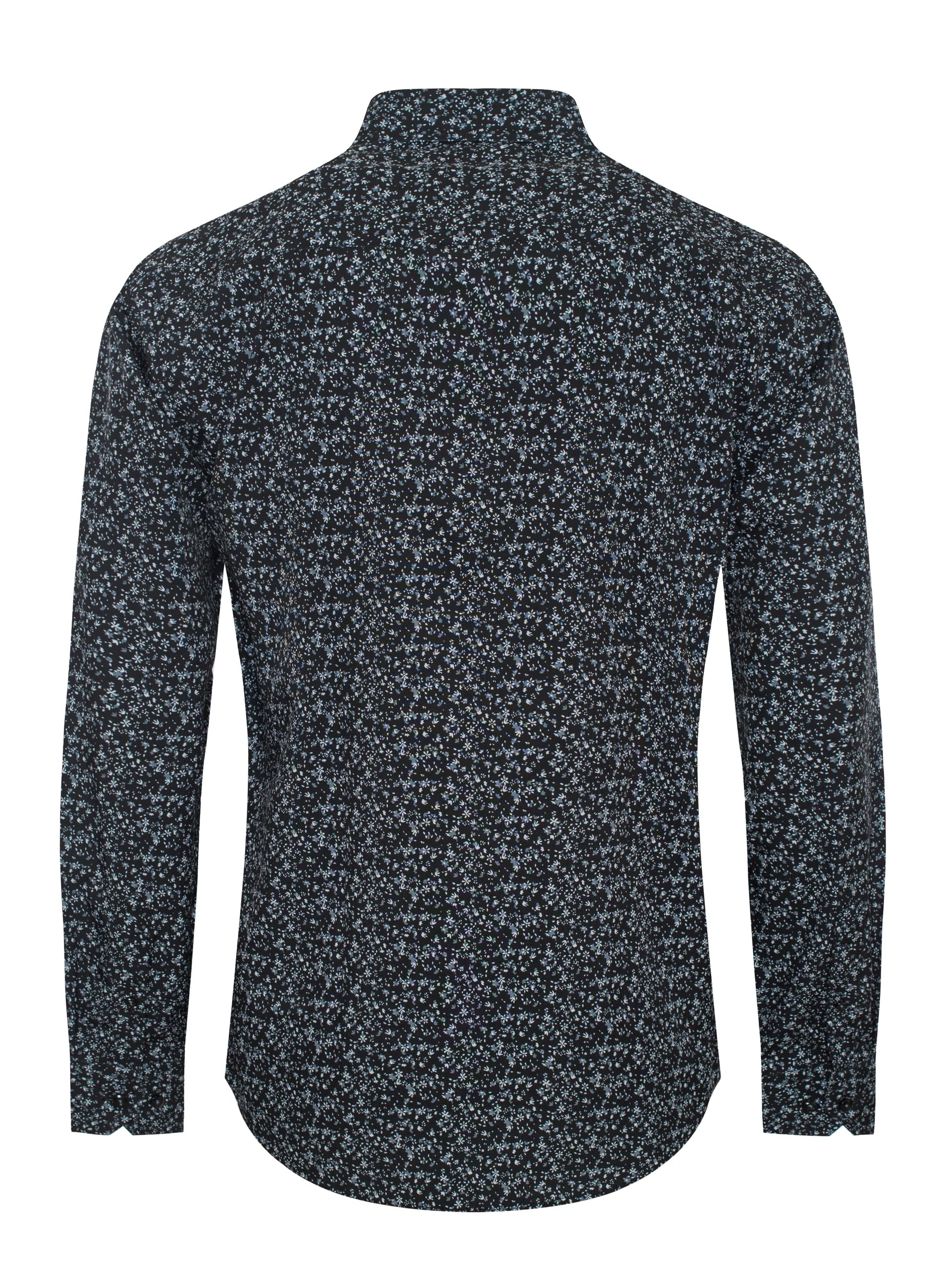 Mens Long Sleeve Printed Casual Button-Down Shirts HLS2004-133 - Image 2