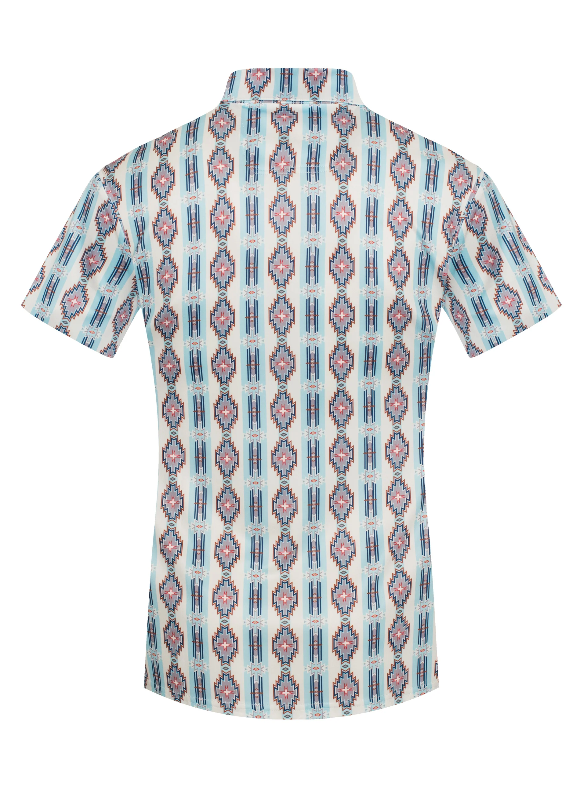 Men's Short Sleeve Modal Printed Polo Shirt – RS200-1067 - Image 2