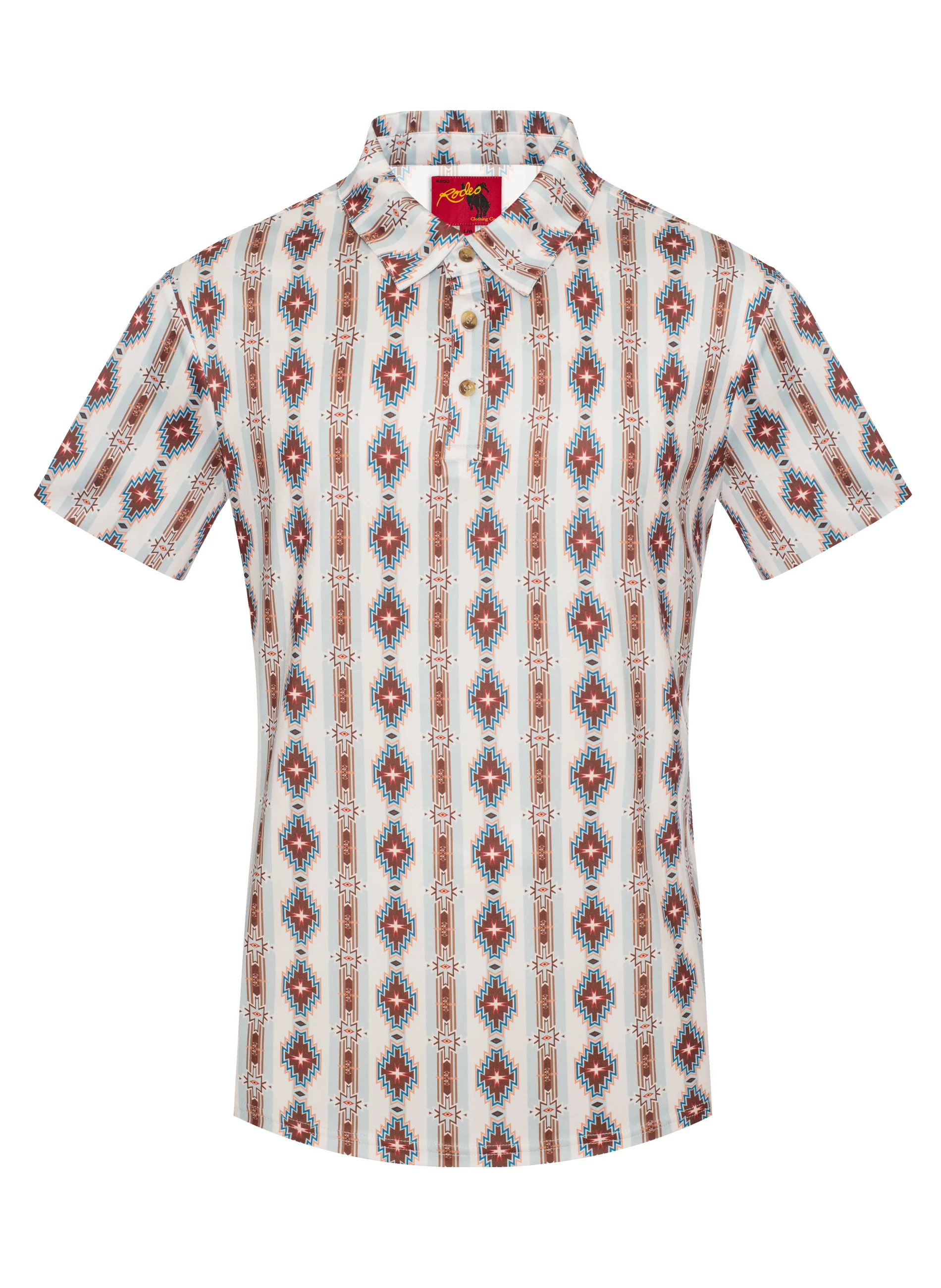Men's Short Sleeve Modal Printed Polo Shirt – RS200-1068