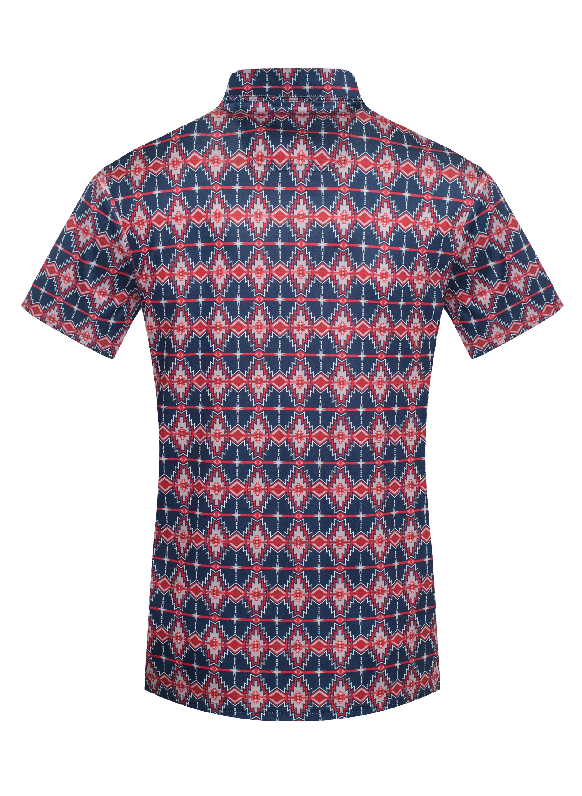 Men's Short Sleeve Modal Printed Polo Shirt – RS200-1070 - Image 2