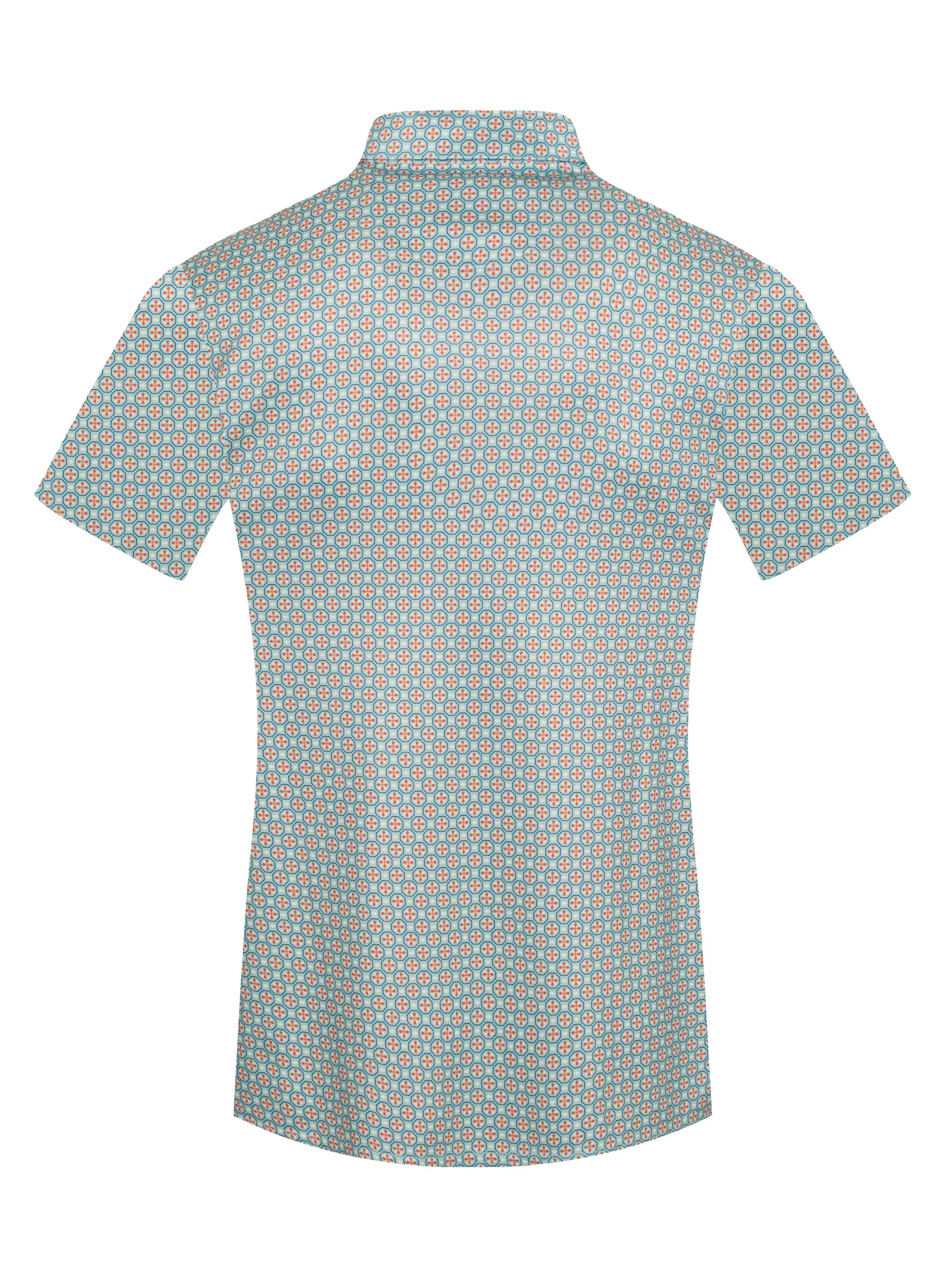 Men's Short Sleeve Modal Printed Polo Shirt – RS200-1074 - Image 2