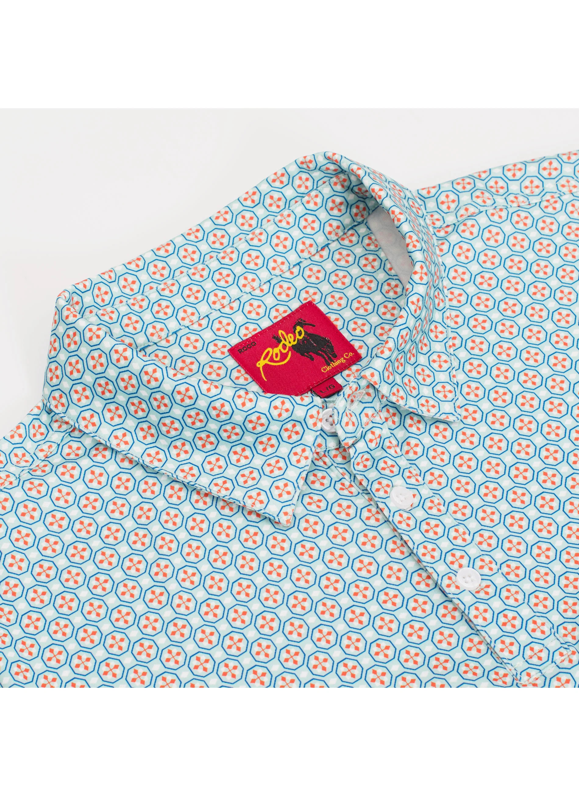 Men's Short Sleeve Modal Printed Polo Shirt – RS200-1074 - Image 3