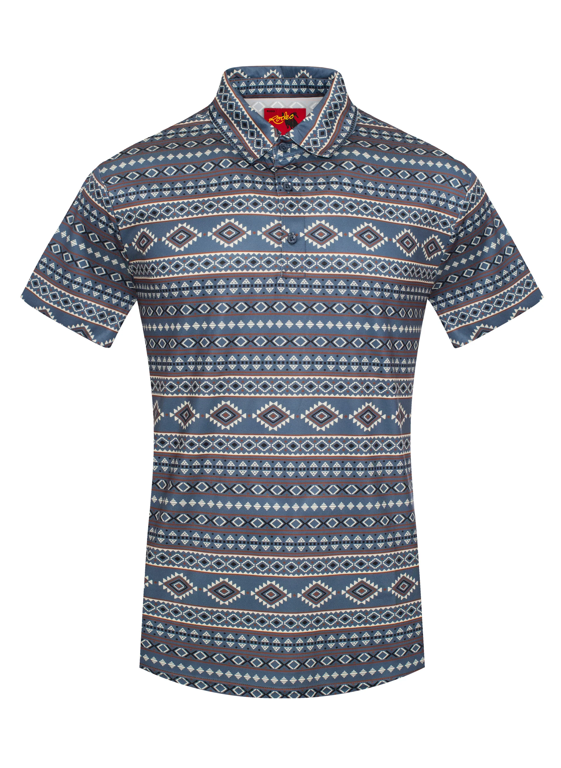 Men's Short Sleeve Modal Printed Polo Shirt – RS200-1104
