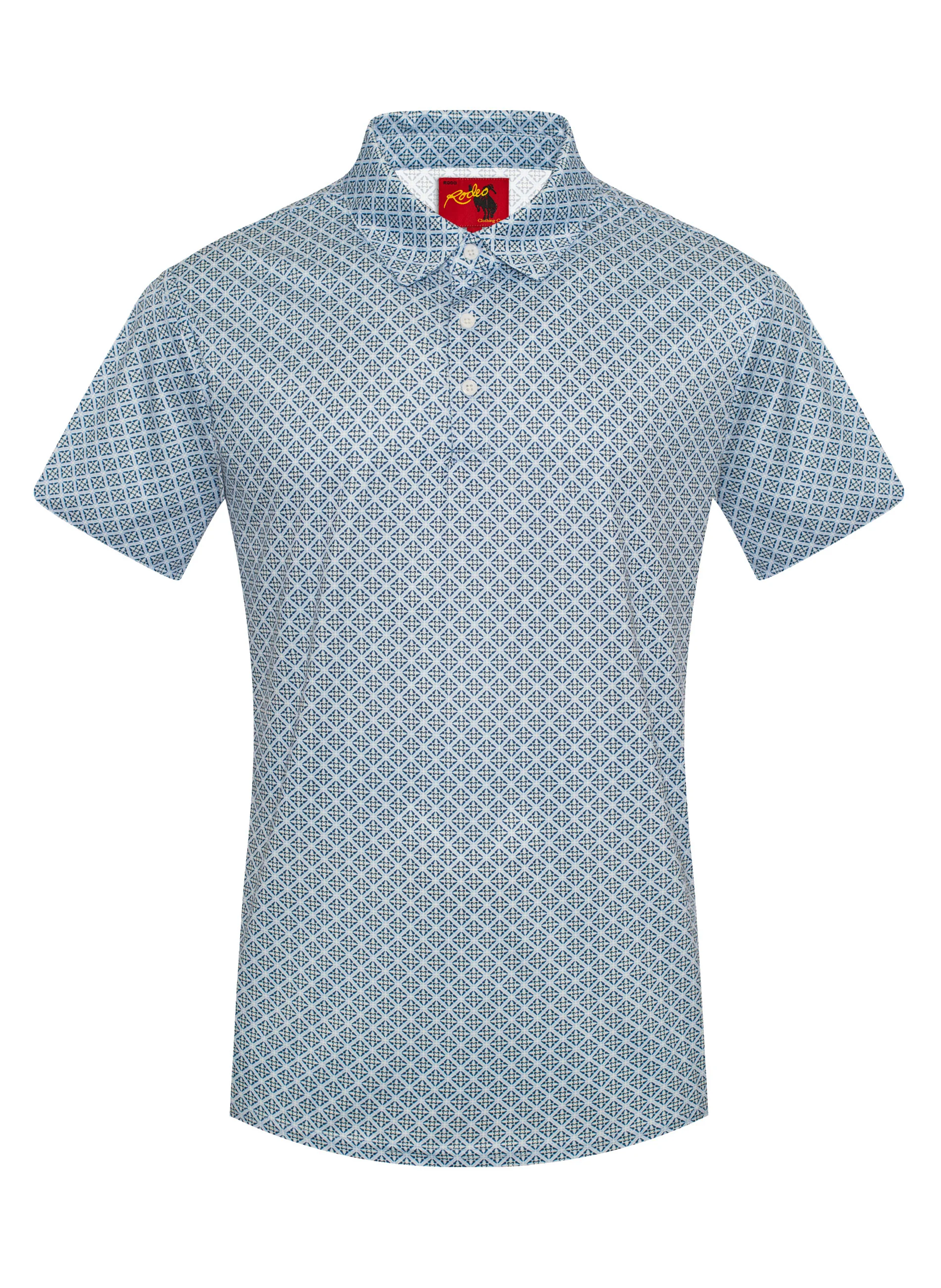 Men's Short Sleeve Modal Printed Polo Shirt – RS200-1105