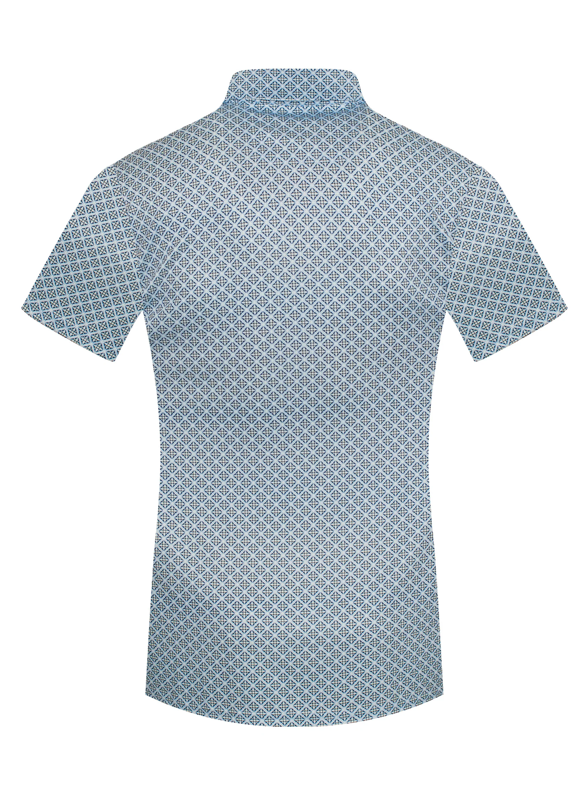 Men's Short Sleeve Modal Printed Polo Shirt – RS200-1105 - Image 2