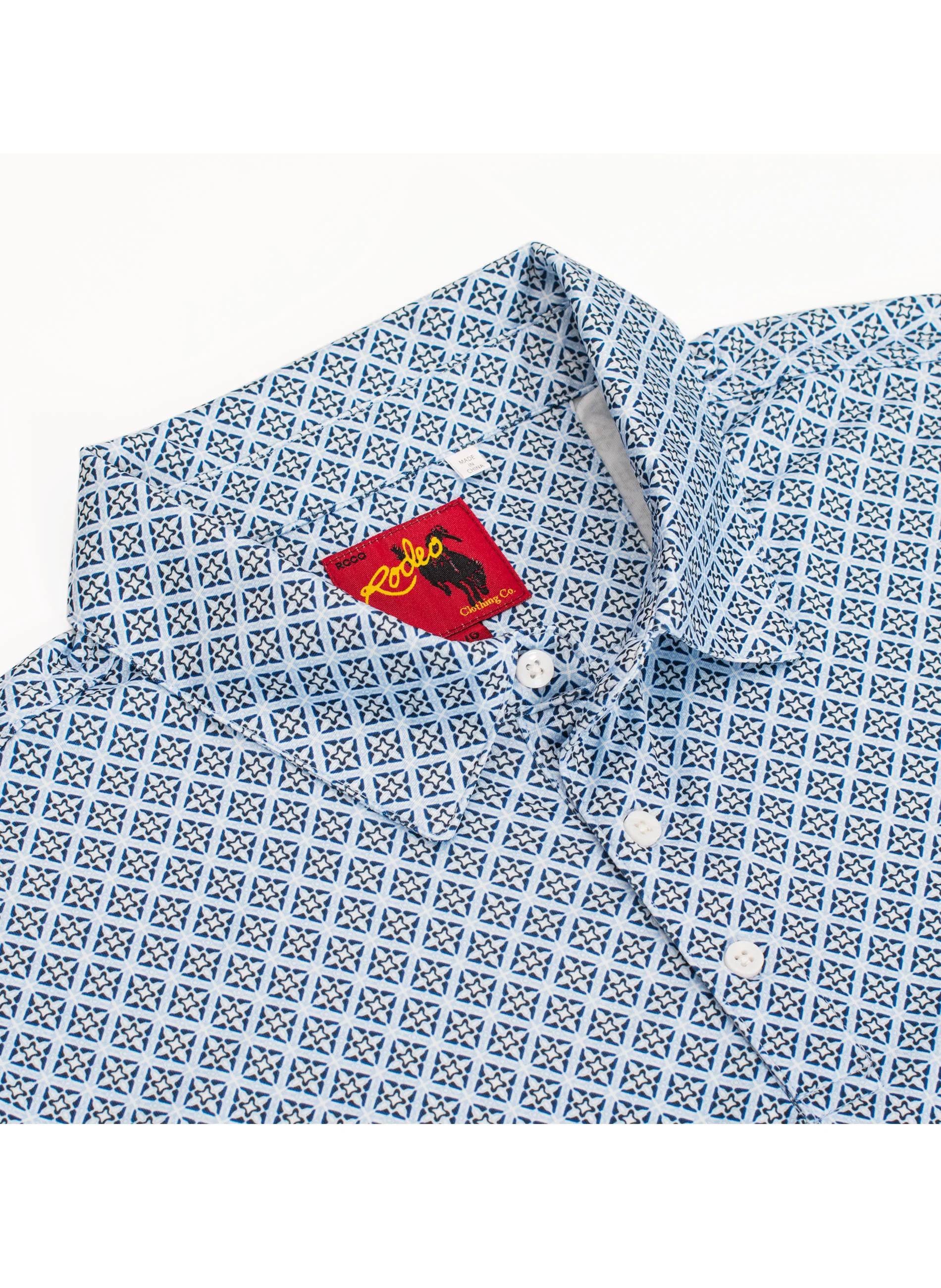 Men's Short Sleeve Modal Printed Polo Shirt – RS200-1105 - Image 3