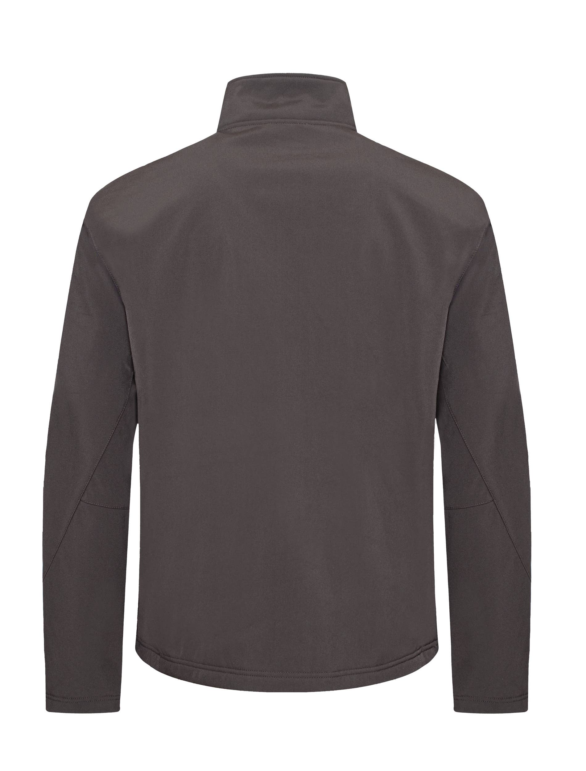 Men's Soft Shell Bonded Jacket-NJ650-BROW-COGNAC - Image 3