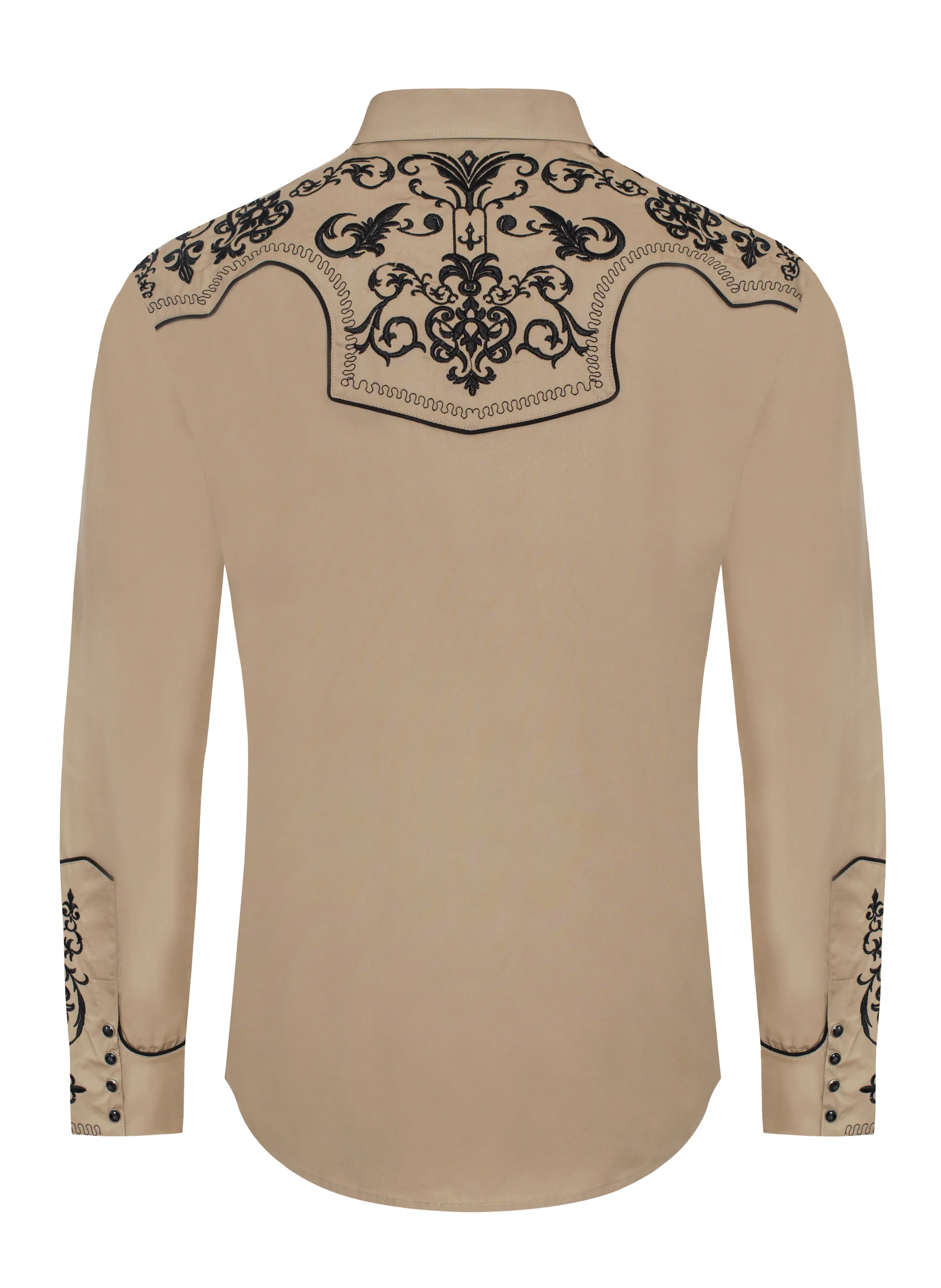 Men's Western Cowboy Embroidery Shirt -PS500L-EC-567 - Image 2