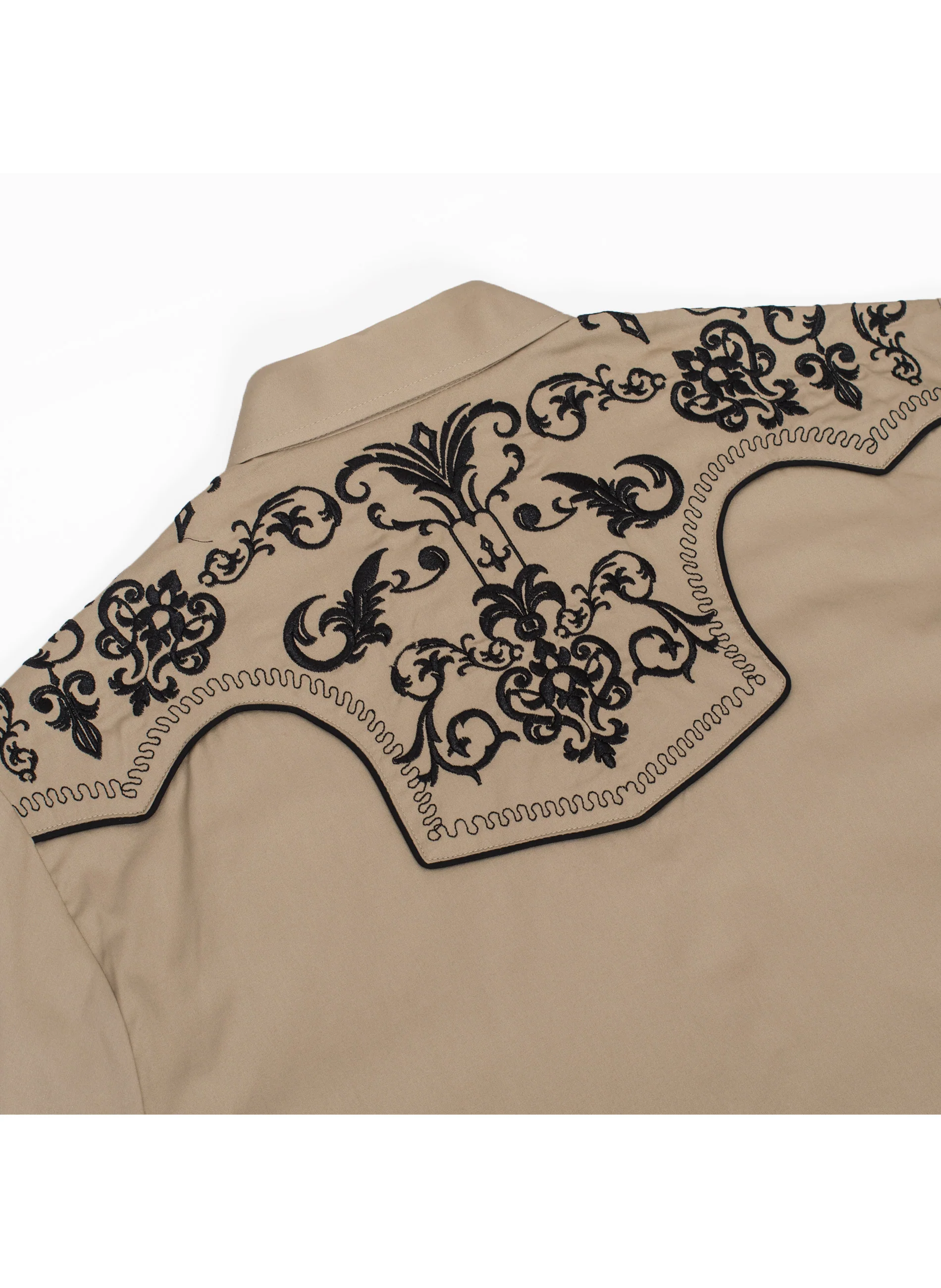 Men's Western Cowboy Embroidery Shirt -PS500L-EC-567 - Image 4