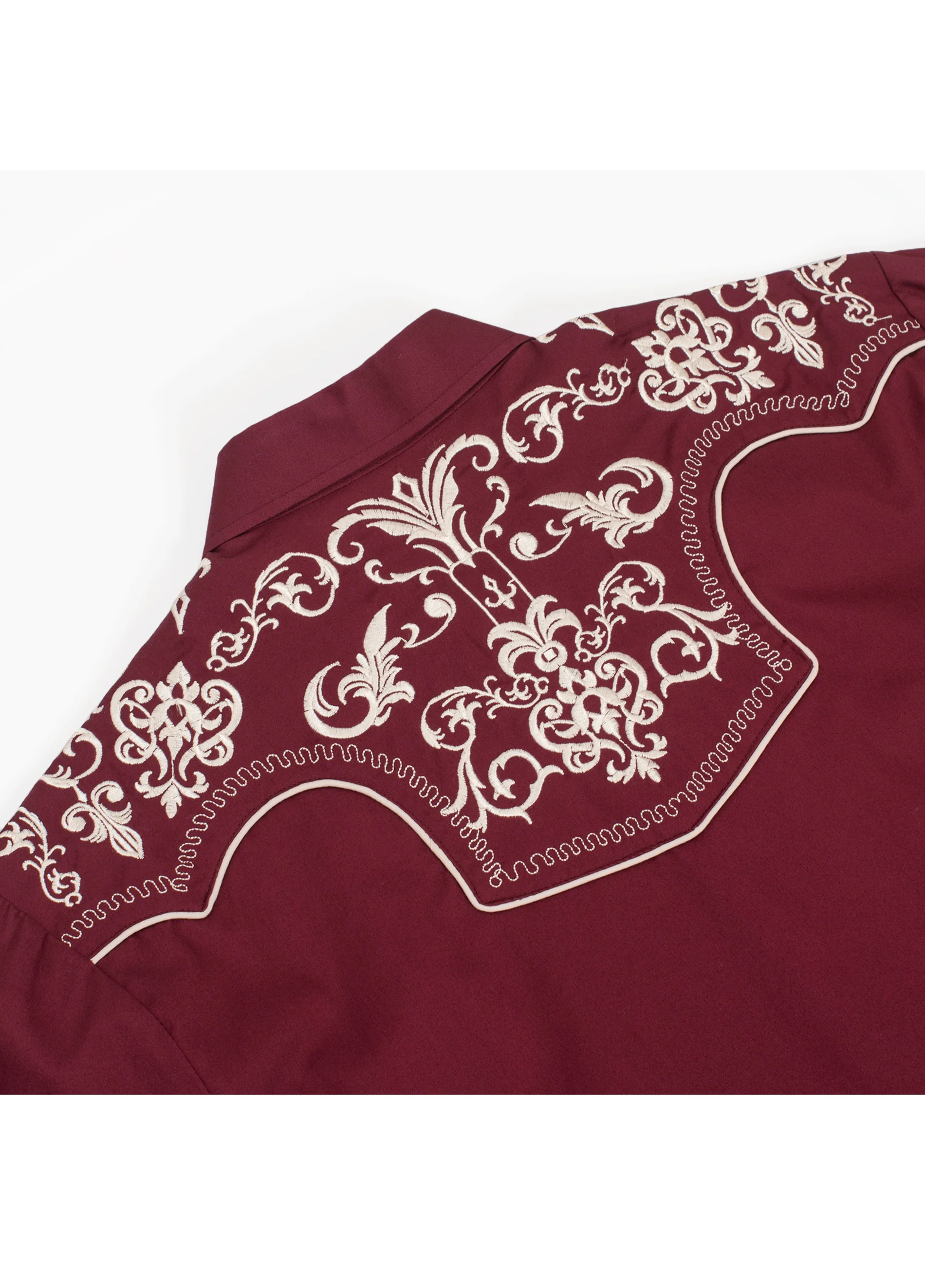 Men's Western Cowboy Embroidery Shirt -PS500L-EC-574 - Image 3