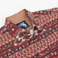 Men's Western Pearl Snap Aztec Print Shirt - MPS110L-124 - Image 2