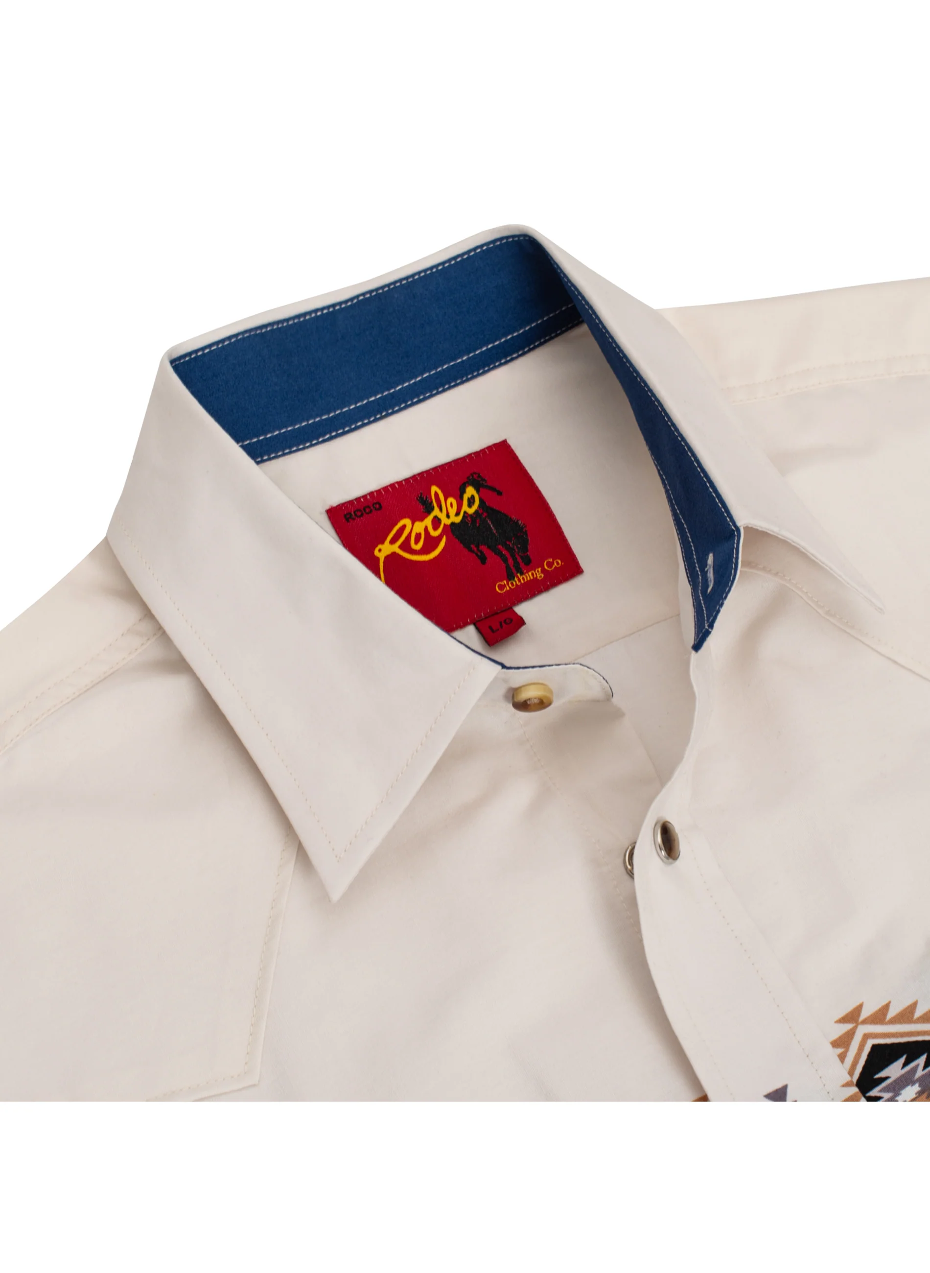 Men's Western Pearl Snap Print Shirt - PS100L-1087 - Image 3