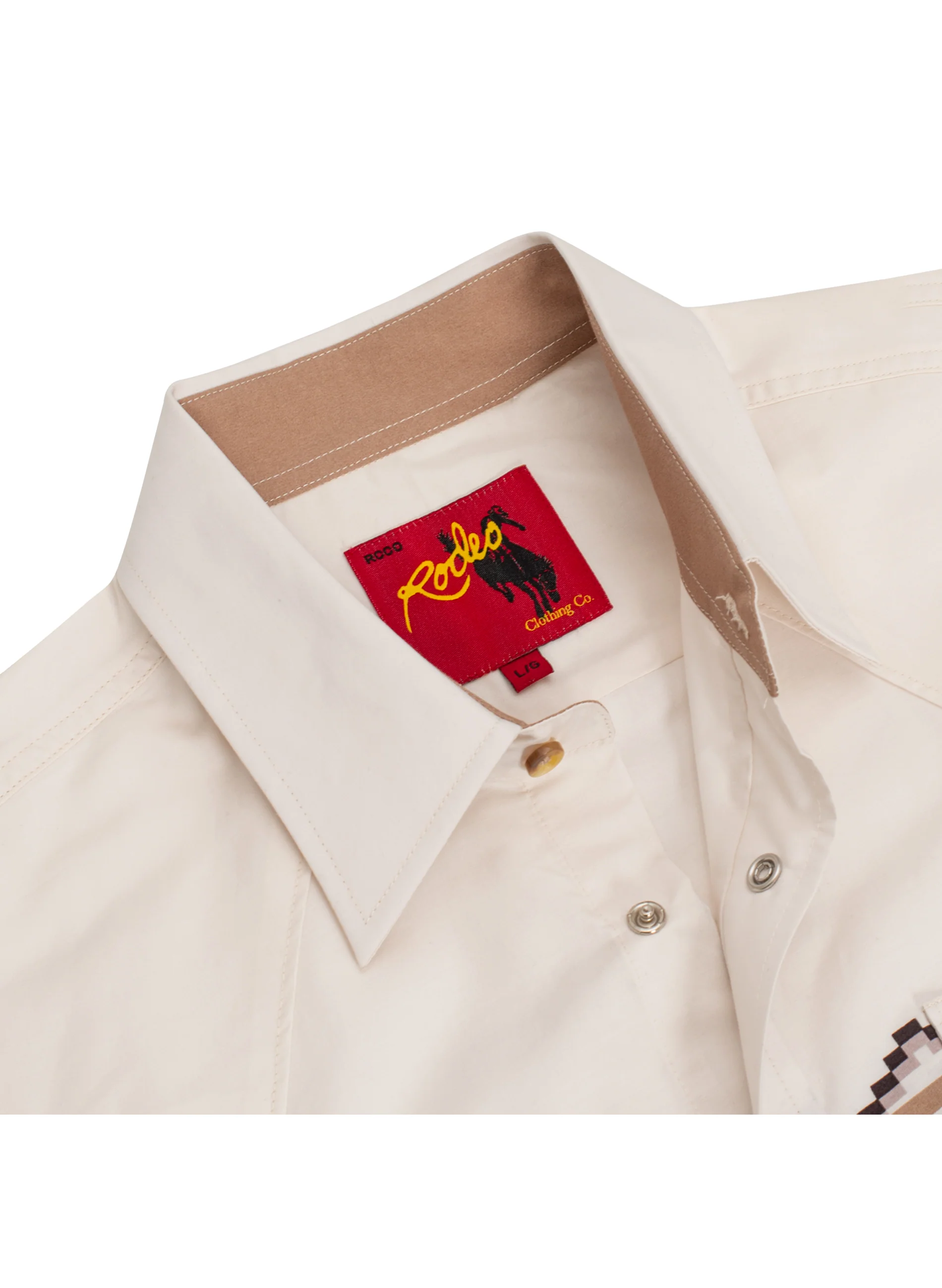 Men's Western Pearl Snap Print Shirt - PS100L-1089 - Image 3