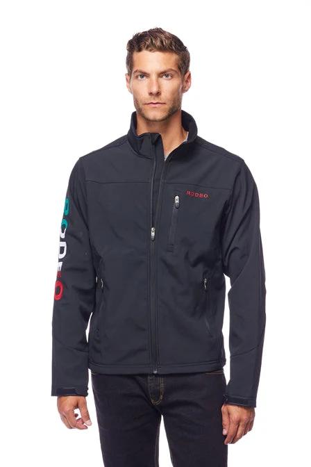 Men's Soft Shell Bonded Jacket-NJ650-EMB-MEX