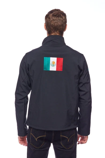 Men's Soft Shell Bonded Jacket-NJ650-EMB-MEX - Image 2