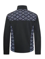 Men's Soft Shell Bonded Jacket-NJ650-AZ-BLACK-GREY - Image 2