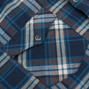 Men's Western Flannel Shirts With Snap Buttons -FLS300-308 - Image 3