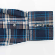 Men's Western Flannel Shirts With Snap Buttons -FLS300-308 - Image 4