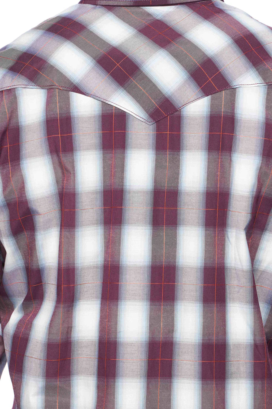 Men's Western Long Sleeve Pearl Snap Plaid Shirt - PS400-405 - Image 3