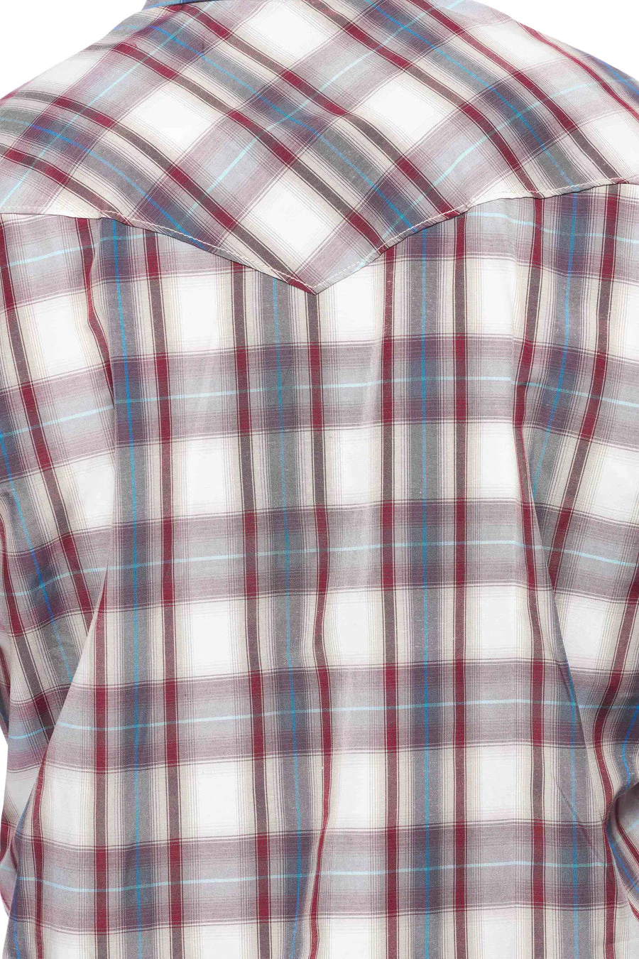 Men's Western Long Sleeve Pearl Snap Plaid Shirt - PS400-406 - Image 3