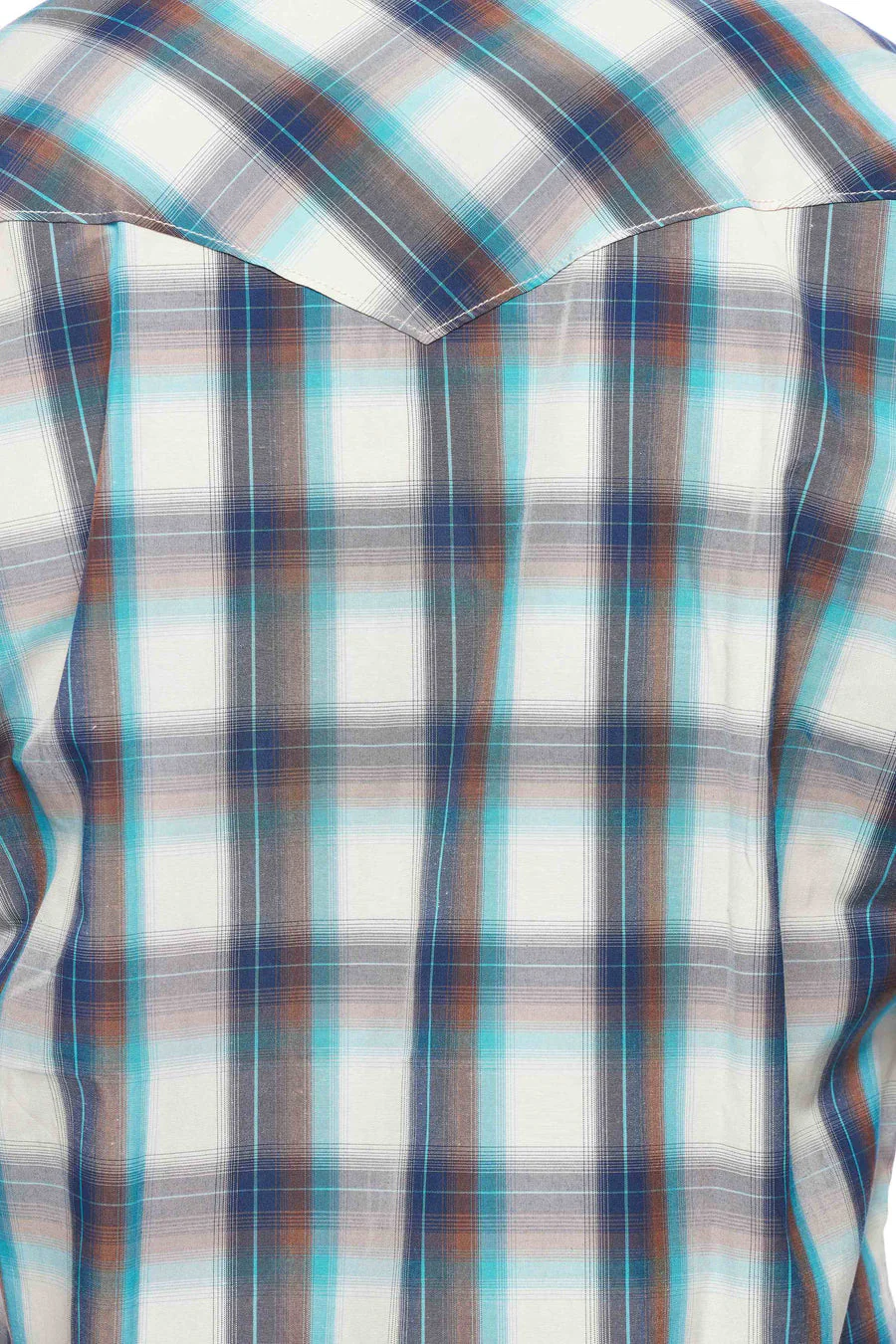 Men's Western Long Sleeve Pearl Snap Plaid Shirt - PS400-409 - Image 2