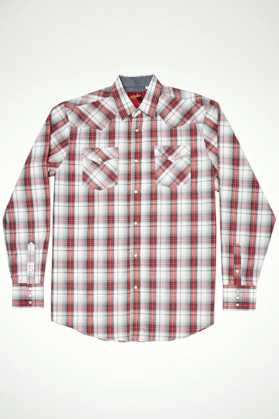Men's Big & Tall Western Pearl Snap Plaid Shirt-PS400L-BT-451 - Image 3