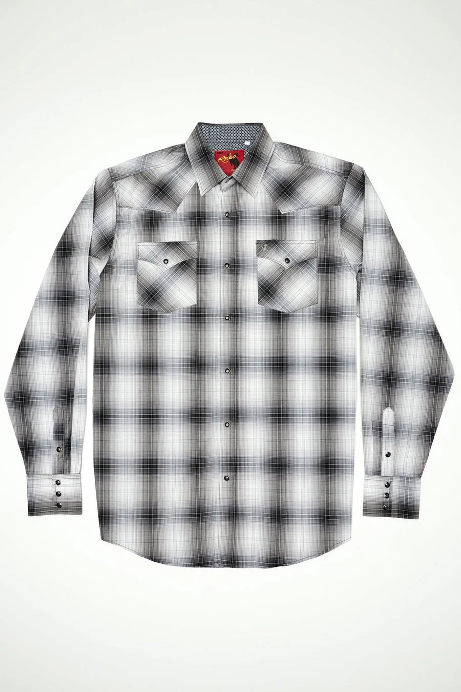 Men's Big & Tall Western Pearl Snap Plaid Shirt-PS400L-BT-453 - Image 3