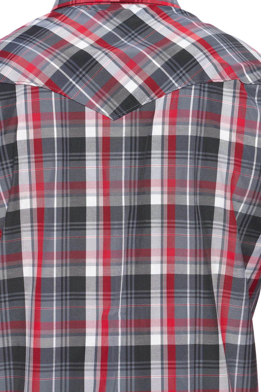 Men's Western Short Sleeve Pearl Snaps Plaid Shirt-PS400S-402 - Image 3