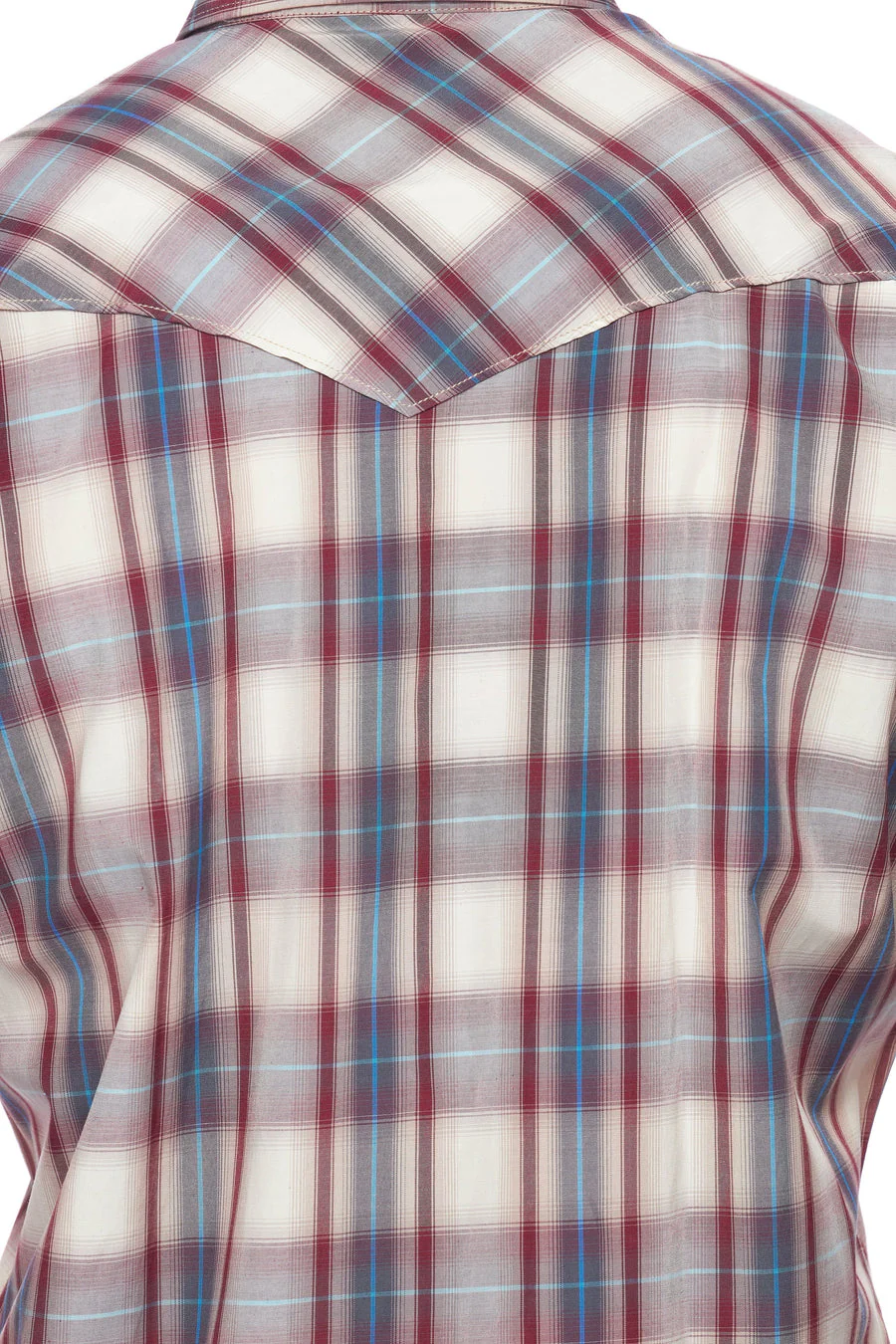 Men's Western Short Sleeve Pearl Snaps Plaid Shirt -PS400S-406 - Image 4