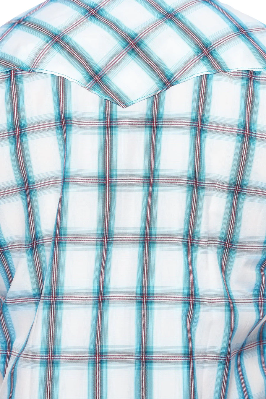 Men's Western Short Sleeve Pearl Snaps Plaid Shirt -PS400S-410 - Image 3