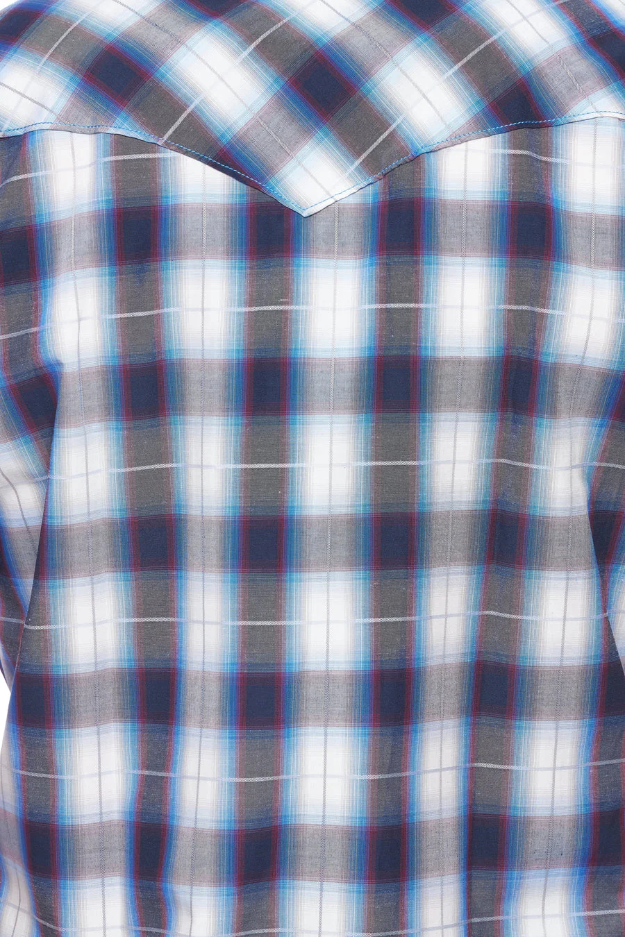 Men's Western Short Sleeve Pearl Snaps Plaid Shirt -PS400S-470 - Image 5