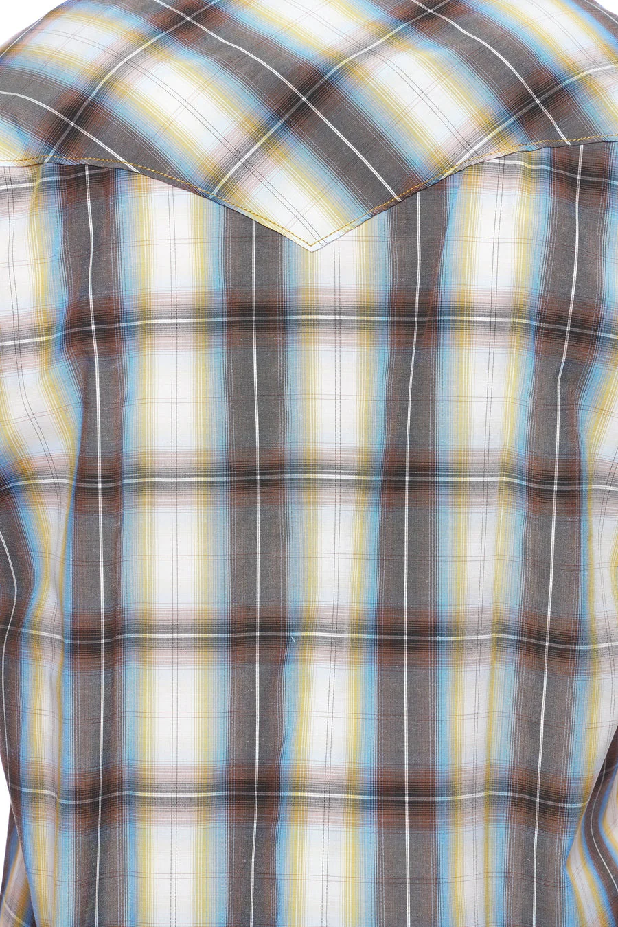 Men's Western Short Sleeve Pearl Snaps Plaid Shirt -PS400S-492 - Image 4