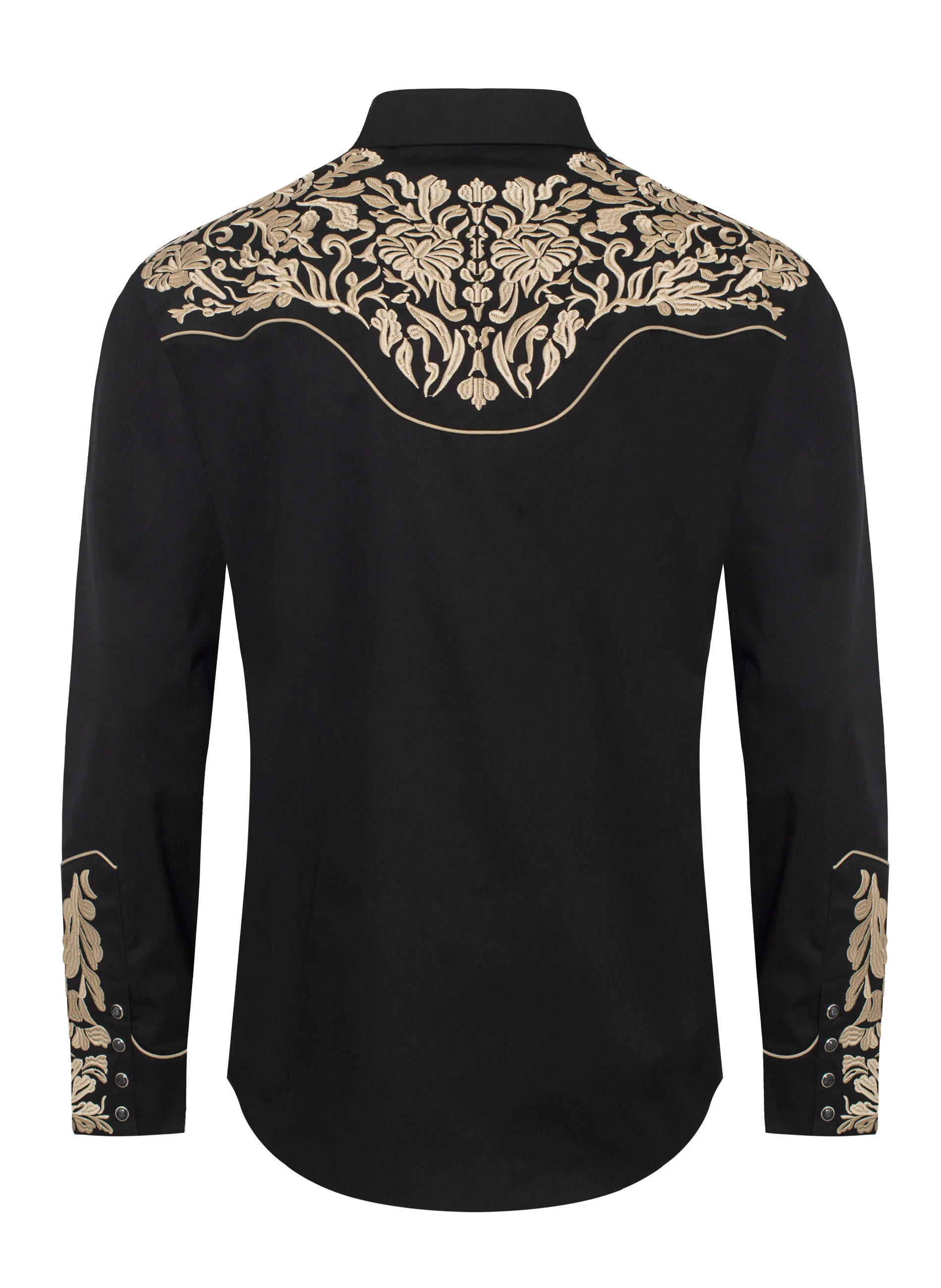 Men's Western Cowboy Embroidery Shirt -PS500L-EC-544 - Image 2