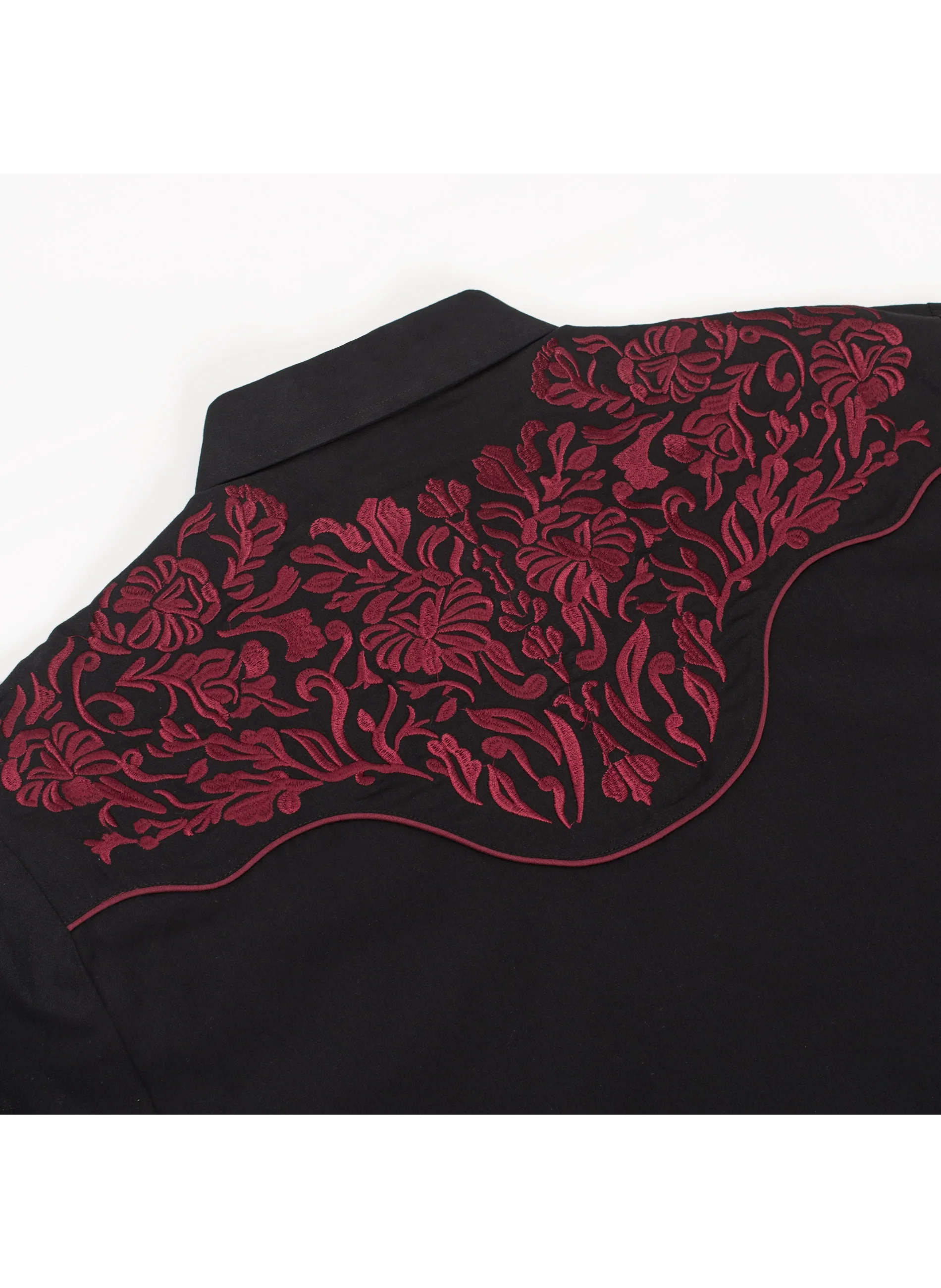 Men's Western Cowboy Embroidery Shirt-PS500L-EC-545 - Image 4