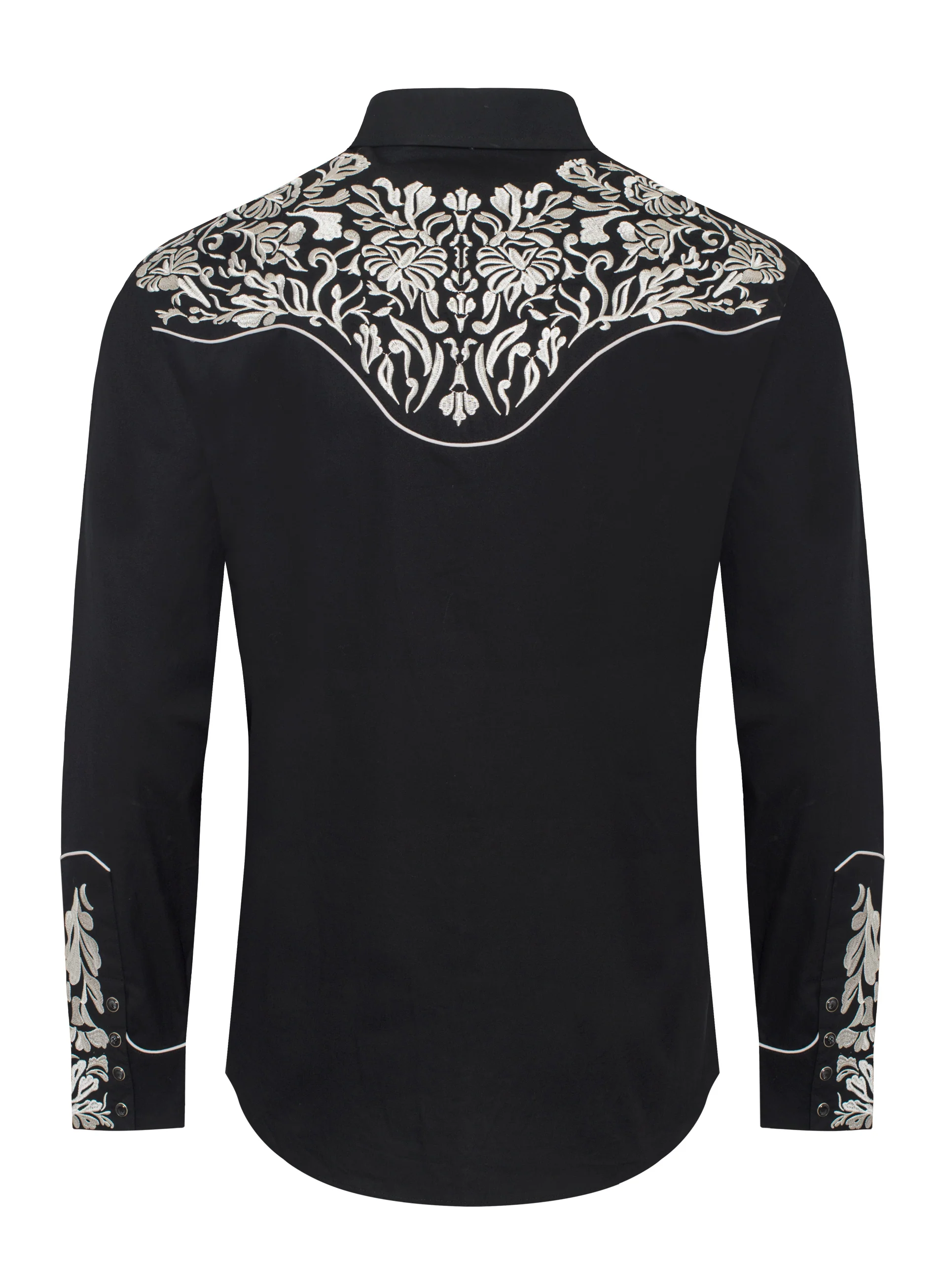 Men's Western Cowboy Embroidery Shirt -PS500L-EC-562 - Image 2