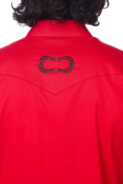 Men's Western Cowboy Embroidery Shirt - Image 4