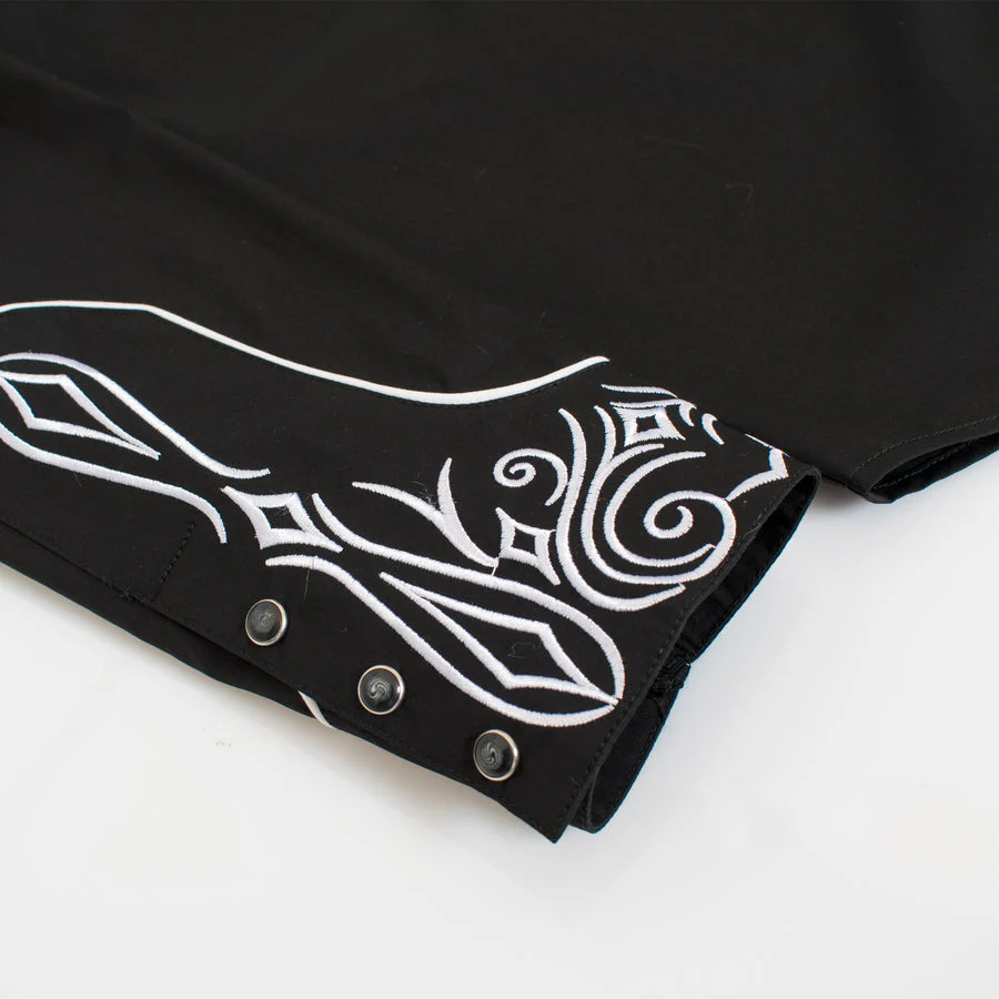 Women’s Western Embroidered Shirts-LS500-517 - Image 3