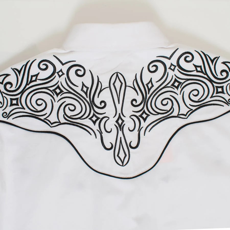 Women’s Western Embroidered Shirts-LS500-518 - Image 5